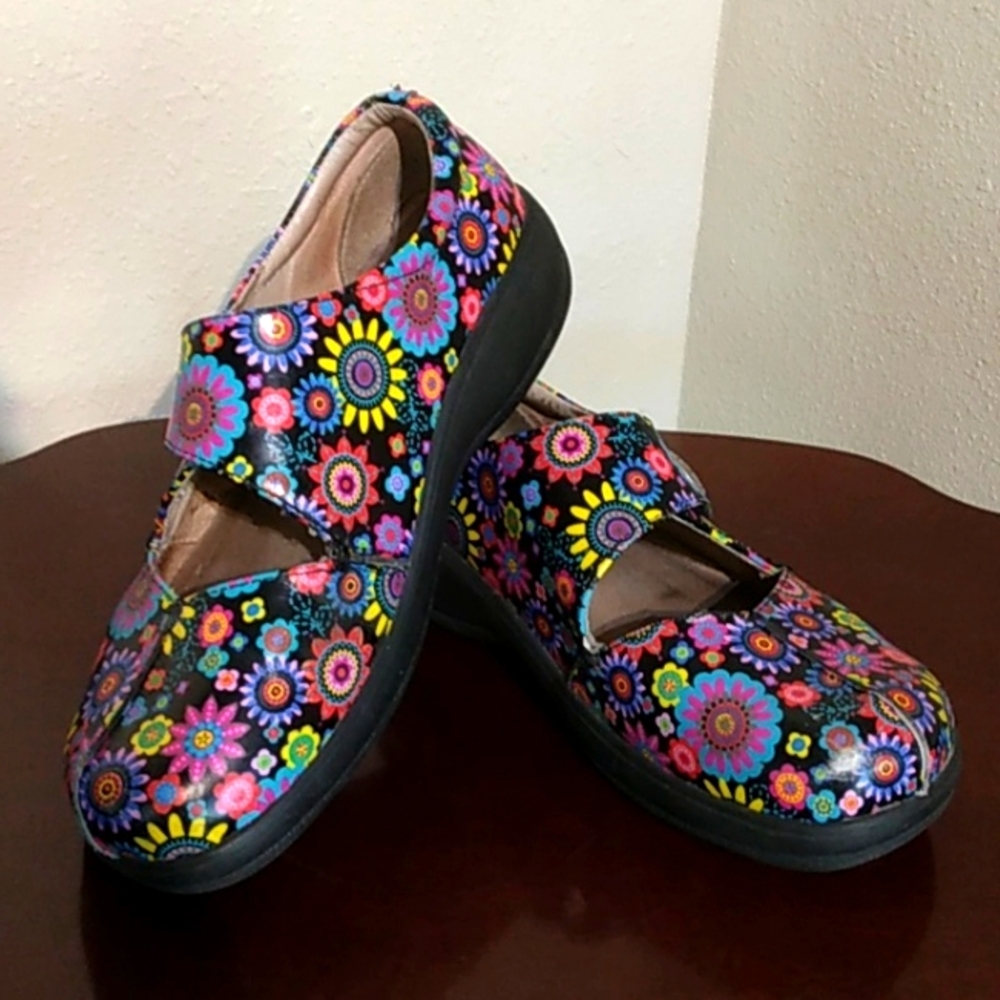ALEGRIA COLORFUL LEATHER COMFORT SHOES